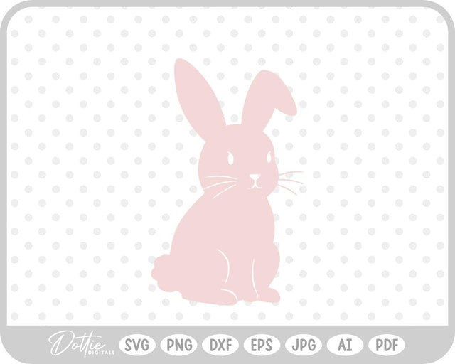 Bunny Rabbit SVG DottieDigitals 