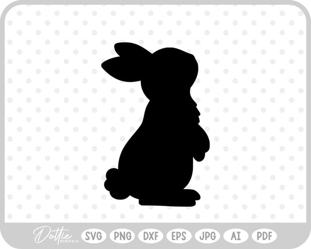 Bunny Rabbit SVG DottieDigitals 