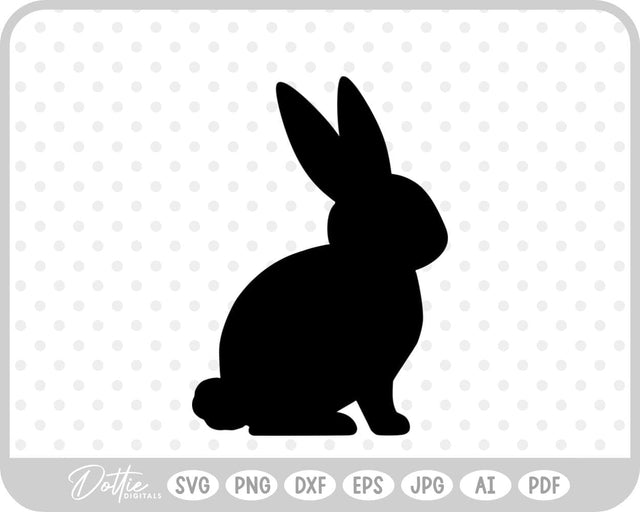 Bunny Rabbit SVG DottieDigitals 
