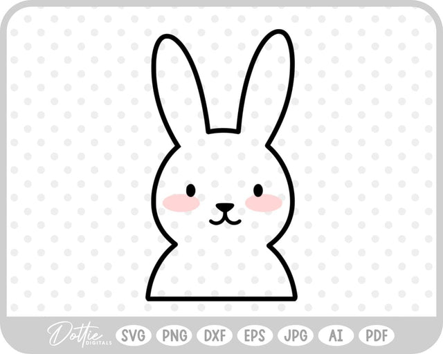 Bunny Rabbit SVG DottieDigitals 