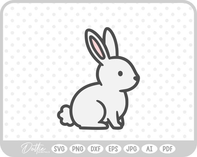 Bunny Rabbit SVG DottieDigitals 