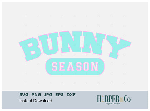 Bunny Season Laser SVG EPS Cut File SVG HarperNCo 