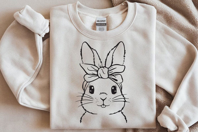Bunny SVG, Easter Bunny SVG, Happy Easter svg, Animal With Bandana svg SVG DesignDestine 