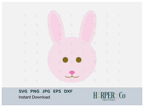 Bunny SVG PNG Cut EPS File SVG HarperNCo 