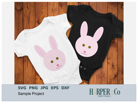 Bunny SVG PNG Cut EPS File SVG HarperNCo 