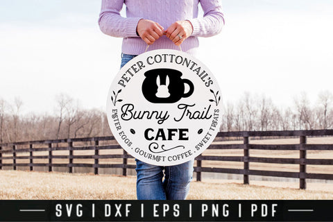 Bunny Trail Cafe | Farmhouse Easter SVG SVG CraftLabSVG 