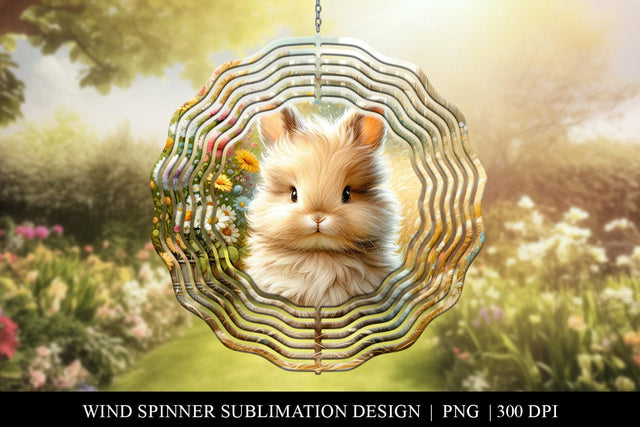 Bunny Wind Spinner Sublimation Design Sublimation BijouBay 