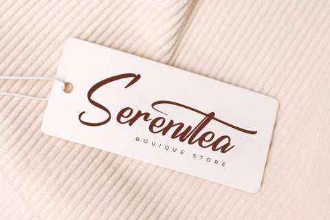 Burgundy Deception - Modern Bold Script Font Letterena Studios 