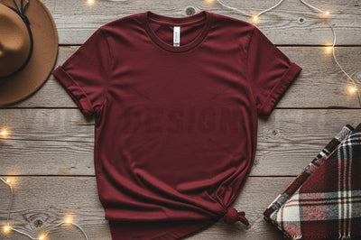 Burgundy t-shirt mockup design Mock Up Photo Designangry 