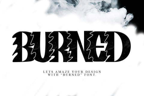 Burned Font Afandi Studio 