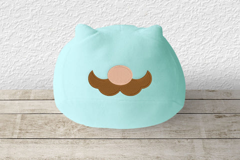 Bushy Cartoon Mustache Mini Embroidery Embroidery/Applique DESIGNS Risa Rocks It 