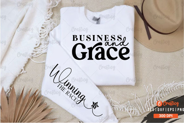 Business and grace Sleeve SVG Design SVG Designangry 