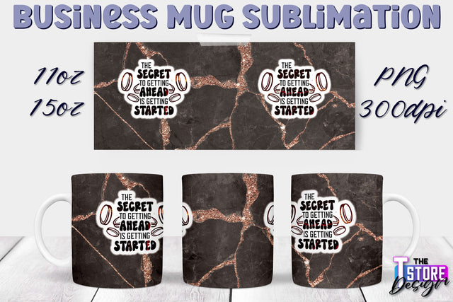 Business Mug Sublimation | 11 oz 15 oz Mug | PNG File Sublimation The T Store Design 