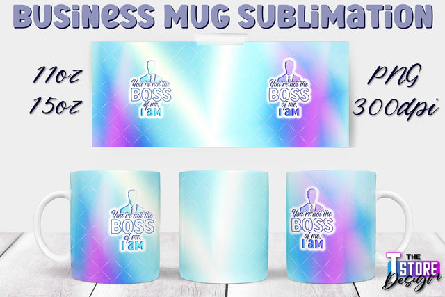 Business Mug Sublimation | 11 oz 15 oz Mug | PNG File Sublimation The T Store Design 