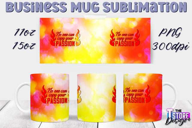 Business Mug Sublimation | 11 oz 15 oz Mug | PNG File Sublimation The T Store Design 
