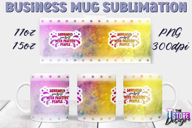 Business Mug Sublimation | 11 oz 15 oz Mug | PNG File Sublimation The T Store Design 
