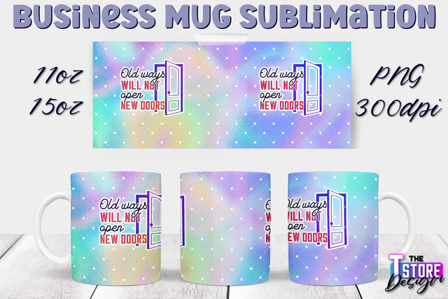 Business Mug Sublimation | 11 oz 15 oz Mug | PNG File Sublimation The T Store Design 