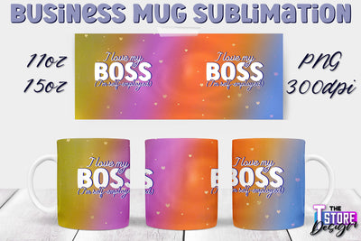 Business Mug Sublimation | 11 oz 15 oz Mug | PNG File Sublimation The T Store Design 