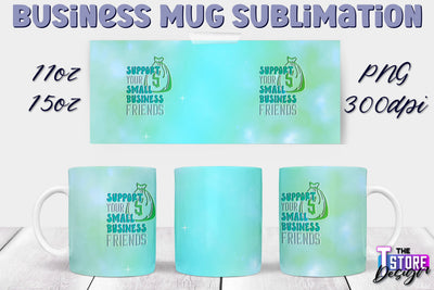 Business Mug Sublimation | 11 oz 15 oz Mug | PNG File Sublimation The T Store Design 