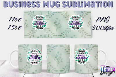 Business Mug Sublimation | 11 oz 15 oz Mug | PNG File Sublimation The T Store Design 