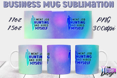 Business Mug Sublimation | 11 oz 15 oz Mug | PNG File Sublimation The T Store Design 