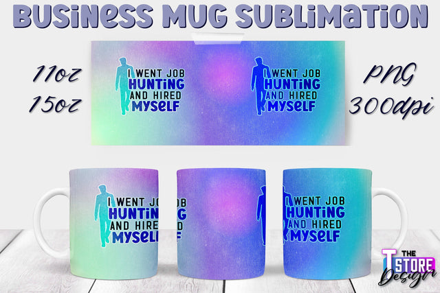 Business Mug Sublimation | 11 oz 15 oz Mug | PNG File Sublimation The T Store Design 