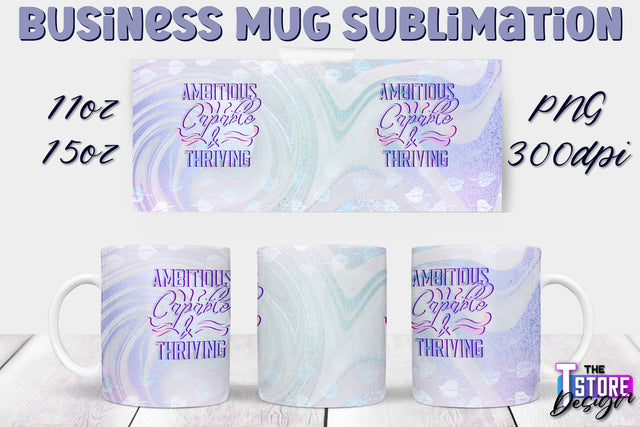 Business Mug Sublimation | 11 oz 15 oz Mug | PNG File Sublimation The T Store Design 