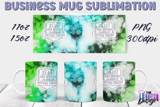 Business Mug Sublimation | 11 oz 15 oz Mug | PNG File Sublimation The T Store Design 