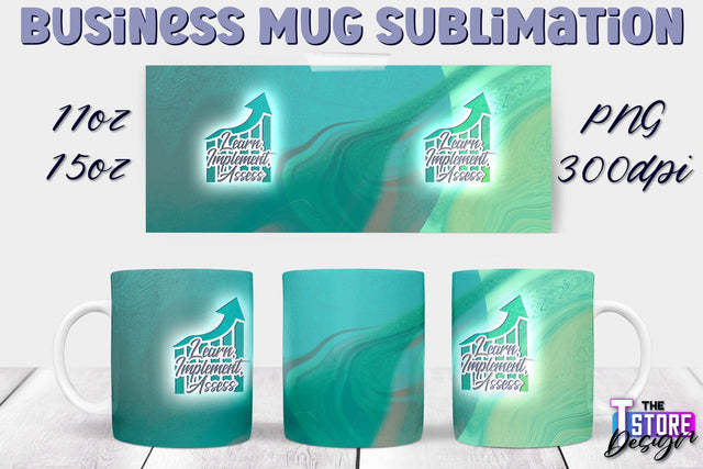 Business Mug Sublimation | 11 oz 15 oz Mug | PNG File Sublimation The T Store Design 