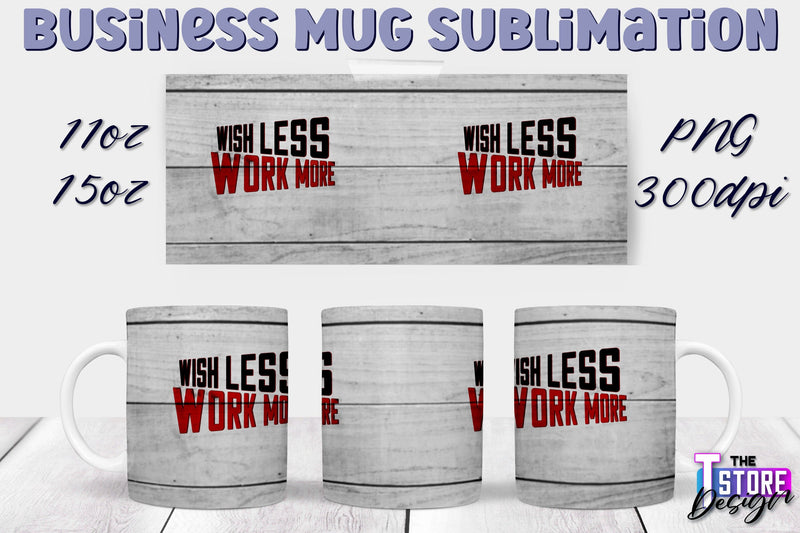Business Mug Sublimation | 11 oz 15 oz Mug | PNG File Sublimation The T Store Design 