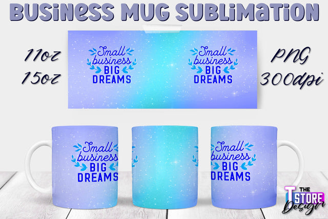 Business Mug Sublimation | 11 oz 15 oz Mug | PNG File Sublimation The T Store Design 