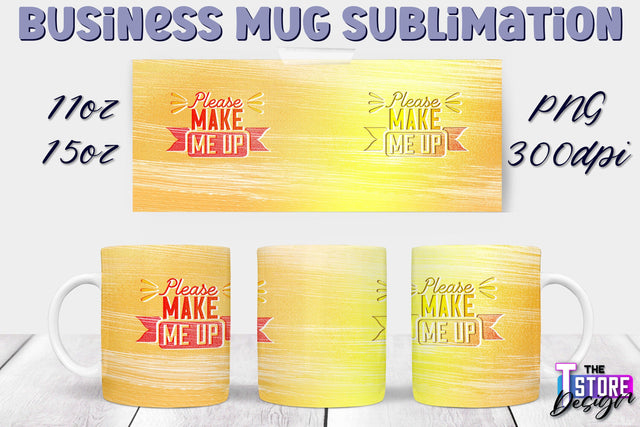 Business Mug Sublimation | 11 oz 15 oz Mug | PNG File Sublimation The T Store Design 