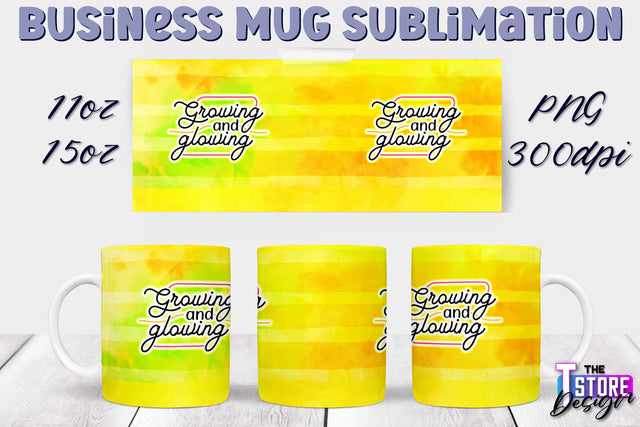 Business Mug Sublimation | 11 oz 15 oz Mug | PNG File Sublimation The T Store Design 