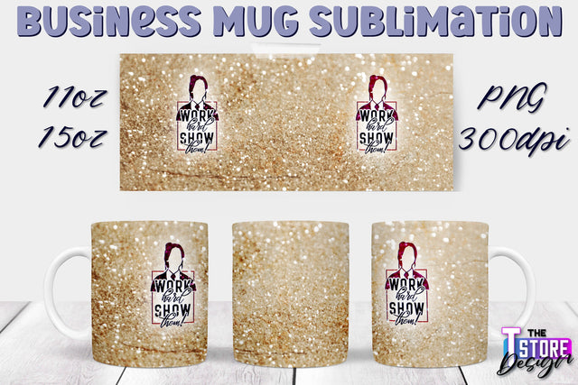 Business Mug Sublimation | 11 oz 15 oz Mug | PNG File Sublimation The T Store Design 