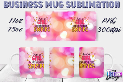 Business Mug Sublimation | 11 oz 15 oz Mug | PNG File Sublimation The T Store Design 