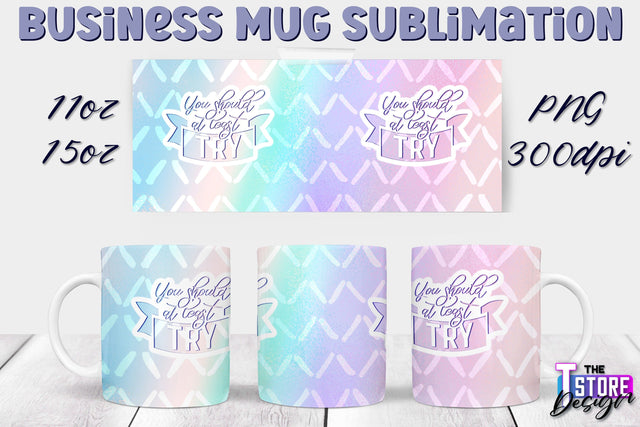 Business Mug Sublimation | 11 oz 15 oz Mug | PNG File Sublimation The T Store Design 