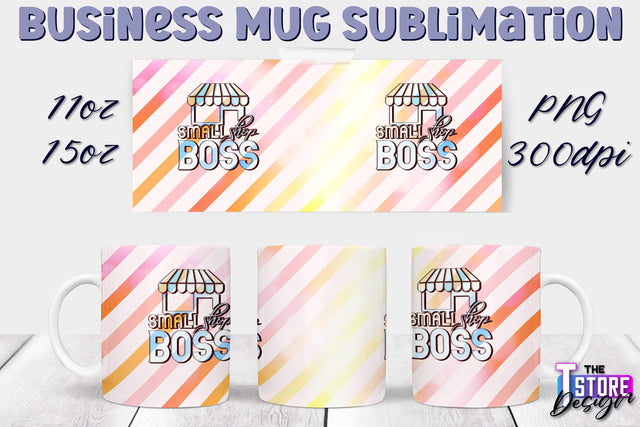Business Mug Sublimation | 11 oz 15 oz Mug | PNG File Sublimation The T Store Design 