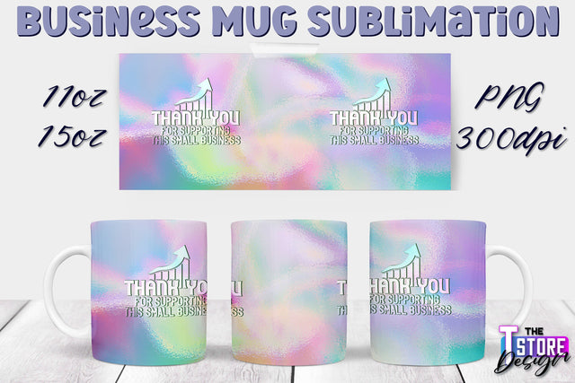 Business Mug Sublimation | 11 oz 15 oz Mug | PNG File Sublimation The T Store Design 