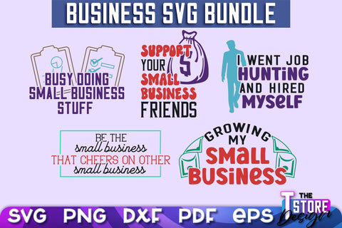 Business SVG Design Bundle | Business Quotes SVG Design | Boss SVG v.2 SVG The T Store Design 