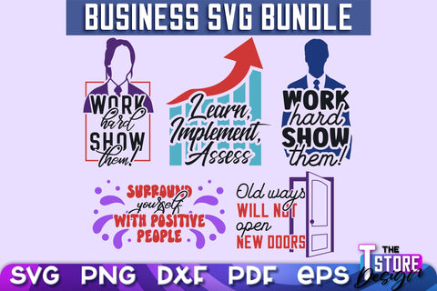 Business SVG Design Bundle | Business Quotes SVG Design | Boss SVG v.2 SVG The T Store Design 