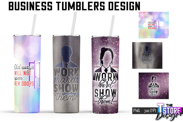 Business Tumbler | Business Design | 20 Oz Tumbler | Tumbler Wrap Sublimation The T Store Design 