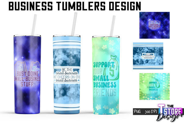 Business Tumbler | Business Design | 20 Oz Tumbler | Tumbler Wrap Sublimation The T Store Design 