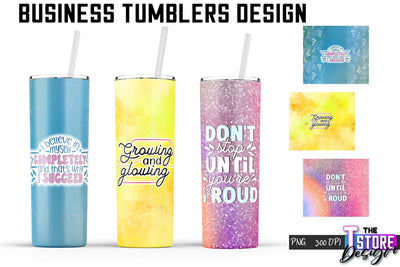 Business Tumbler | Business Design | 20 Oz Tumbler | Tumbler Wrap Sublimation The T Store Design 