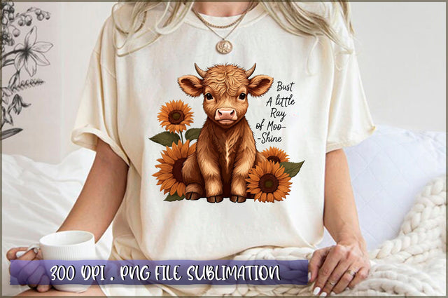 Bust a little ray of moo-shine Sublimation Sublimation Shetara Begum 