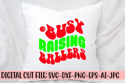 Busy Raising Ballers Retro SVG SVG Syaman 