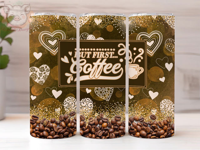 But Coffee First 20oz Tumbler, Coffee Lover Tumbler PNG, Coffee Addict Tumbler Template, Coffeeholic Mama PNG Downloads, Digital Download PNG Sublimation Lara' s Designs 