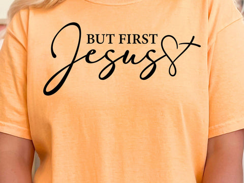 But First Jesus SVG: Christian Faith Design SVG DesignDestine 