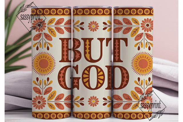 But God 20oz Tumbler Wrap Sublimation sassyprint 
