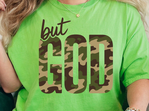 But God Camo Print Png: Camo But God, Bible Verse, Camouflage But God, Old Camo But God Christian SVG DesignDestine 