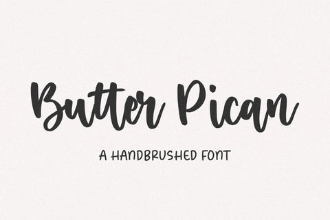 Butter Pican Font Font Balpirick 